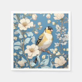 Servilleta De Papel American Goldfinch William Morris Inspired