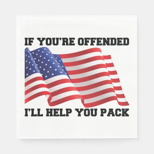 Servilleta De Papel American patriot  (Anverso)