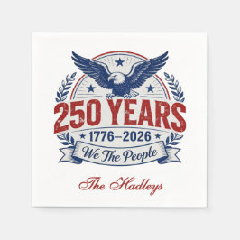 Servilleta De Papel America's 250th Anniversary Name