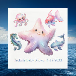 Servilleta De Papel Amigos acuáticos