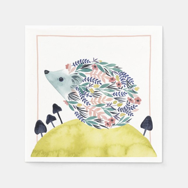 Servilleta De Papel Amigos de Clementine | Hog de borde de arte popula (Anverso)