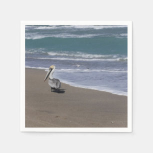 Servilleta De Papel Amigos de la playa del pelícano
