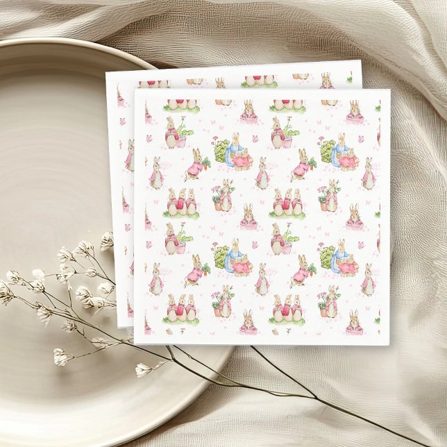 Servilleta De Papel Amigos Peter Rabbit Baby Pink (Subido por el creador)
