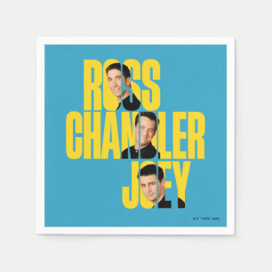 Servilleta De Papel AMIGOS™ Ross, Chandler y Joey