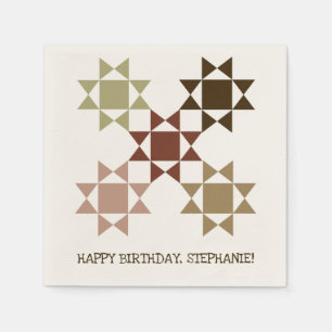 Servilleta De Papel Amish Quilt Bloquea Temas Personalizados