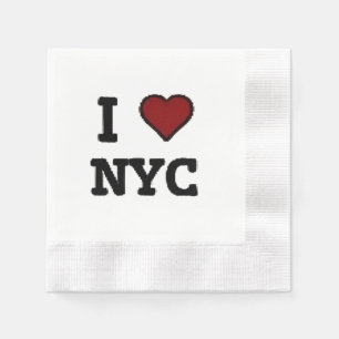 Servilleta De Papel Amo el corazón de NYC