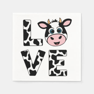 Servilleta De Papel Amo las vacas