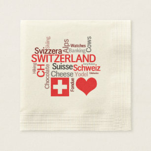 Servilleta De Papel Amo Suiza - cosas suizas preferidas