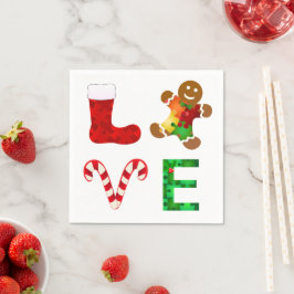 Servilleta De Papel AMOR A los Navidades del autismo