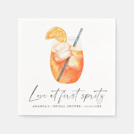 Servilleta De Papel Amor a primera copa Bridal shower