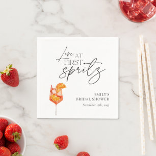 Servilleta De Papel Amor a Primera Copa Bridal Shower