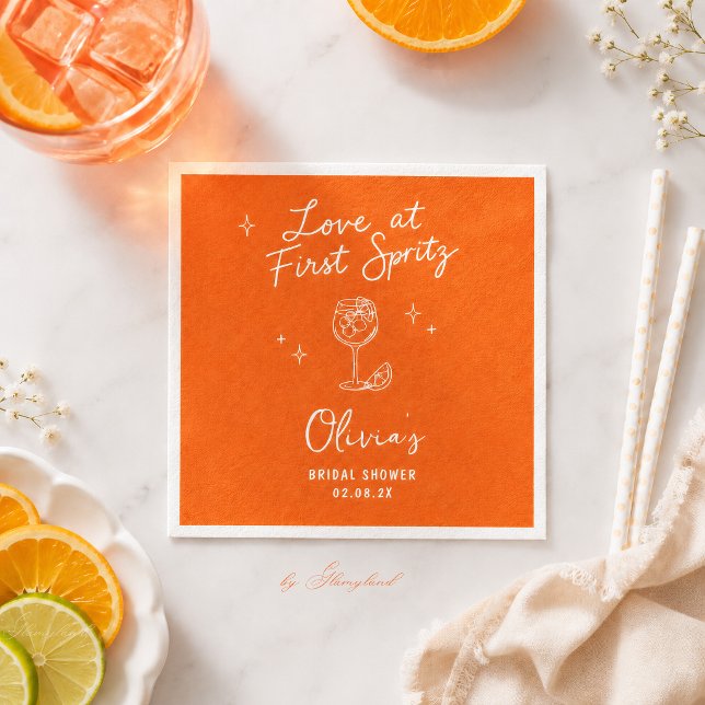 Servilleta De Papel Amor a primera Spritz (Subido por el creador)