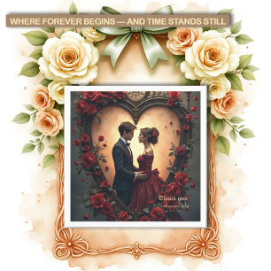 Servilleta De Papel Amor Atemporal – Colección de Boda Victoriana Góti