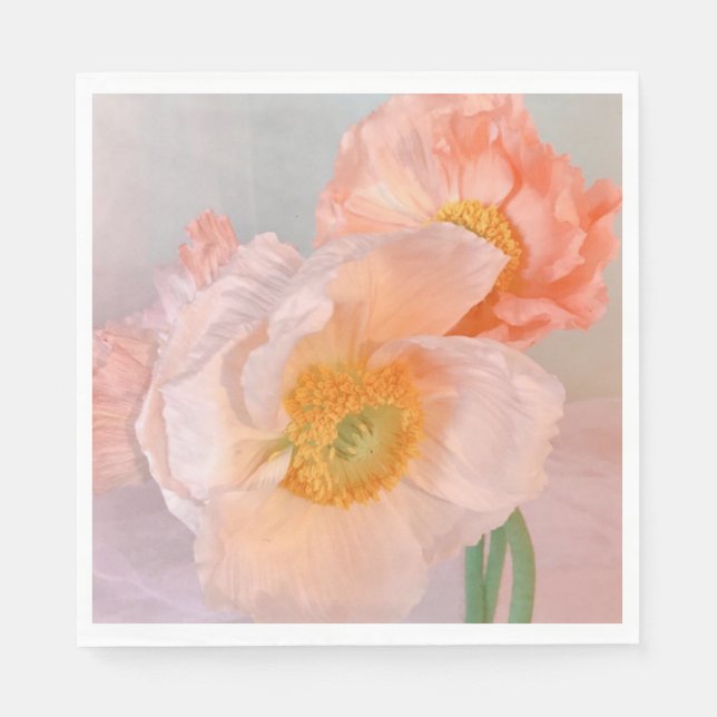 Servilleta De Papel Amor de amapola (Anverso)