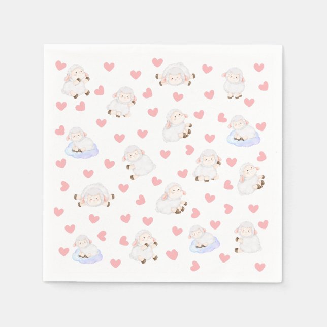 Servilleta De Papel Amor de las ovejas (Anverso)