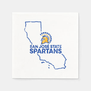 Servilleta De Papel Amor de Spartans del estado de San Jose