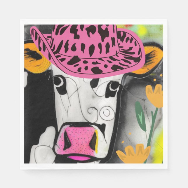 Servilleta De Papel Amor de vaca (Anverso)