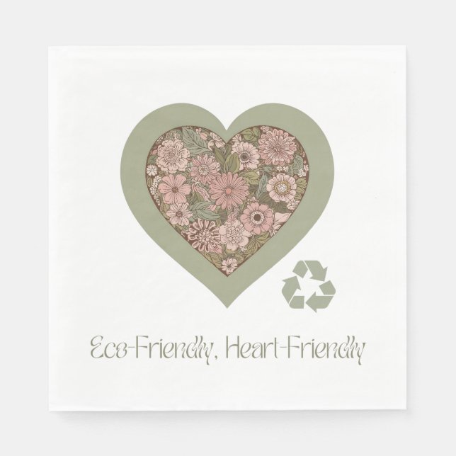 Servilleta De Papel Amor eco y afectivo (Anverso)