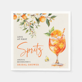 Servilleta De Papel Amor elegante en la primera ducha de novias de Spr