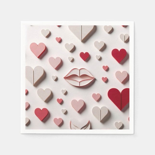 Servilleta De Papel Amor en cada mordedura (Anverso)