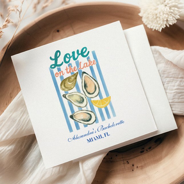 Servilleta De Papel Amor en el lago Bachelorette Getaway (Subido por el creador)