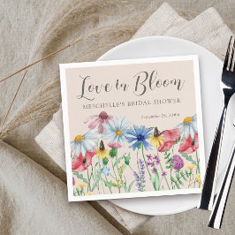 Servilleta De Papel Amor en Flor Encanto de Flores Silvestres para la