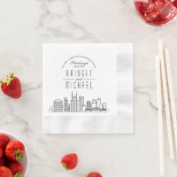 Amor en Pittsburgh | Moderna Línea de Skyline de l