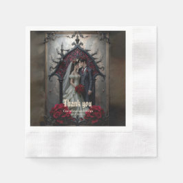 Servilleta De Papel Amor Eterno Gótico