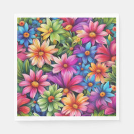 Servilleta De Papel Amor Floral - Servilletas de Papel