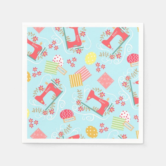 Servilleta De Papel Amor masticando azul (Anverso)