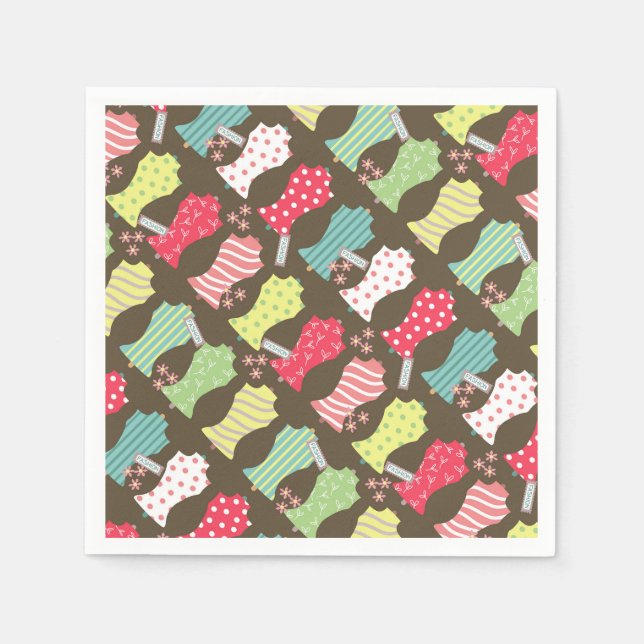 Servilleta De Papel Amor masticando Mannequin Brown (Anverso)