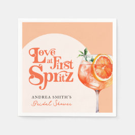 Servilleta De Papel Amor moderno a primera Spritz Fiesta Retro de Desp