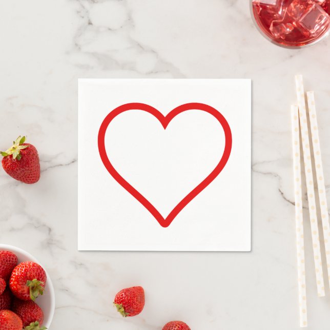 Servilleta De Papel Amor - Napkins para el corazón (In situ)