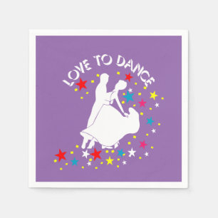 Servilleta De Papel Amor por la danza