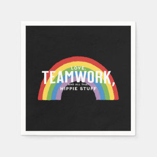 Servilleta De Papel Amor, trabajo en equipo y todas esas cosas hippies
