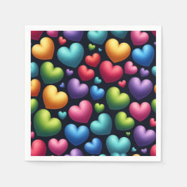 Servilleta De Papel Amor Vibrante