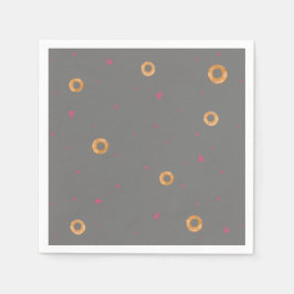 Servilleta De Papel AMOR Y BAGELES CORTOS | Gris |