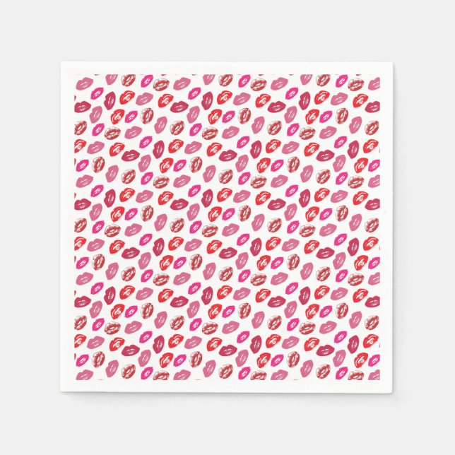 Servilleta De Papel Amor Y Besos (Anverso)