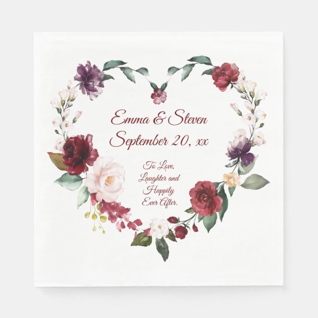 Servilleta De Papel Amor y risa (Anverso)