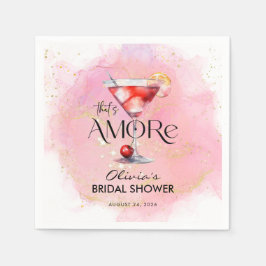 Servilleta De Papel Amore | Despedida de soltera acuarela