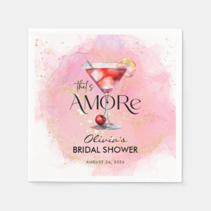 Servilleta De Papel Amore   Ducha acuarela