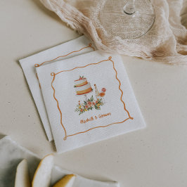 Servilleta De Papel Amore y Aranci | Dulce Citrus Bodas Napkins
