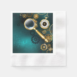 Servilleta De Papel Ampliador en estilo Steampunk