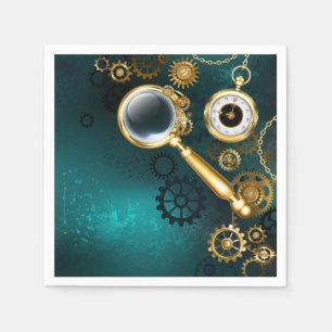 Servilleta De Papel Ampliador en estilo Steampunk