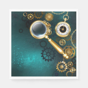Servilleta De Papel Ampliador en estilo Steampunk