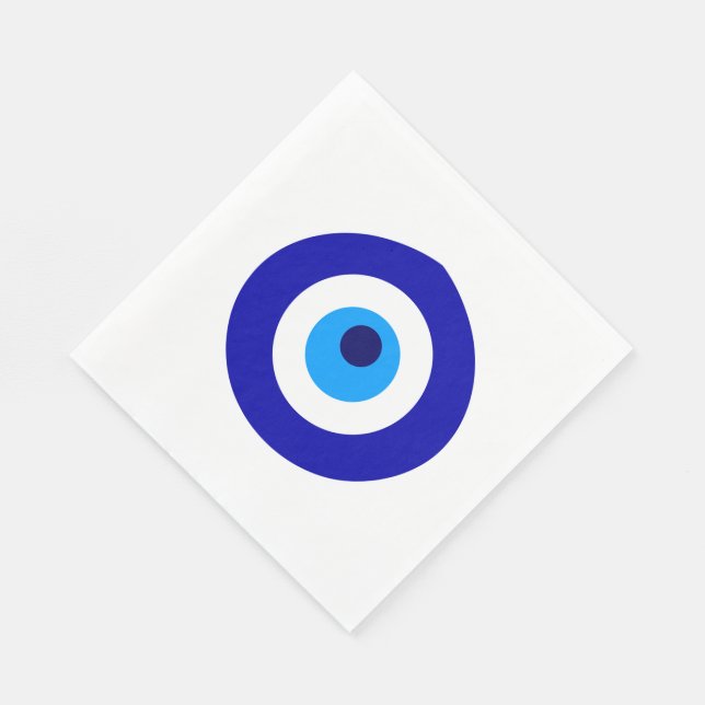 Servilleta De Papel Amuleto turco llamado Nazar (Esquina)