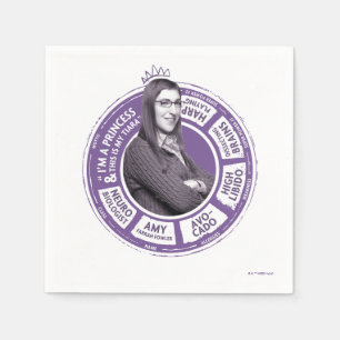 Servilleta De Papel Amy Farrah Fowler Info Graphic