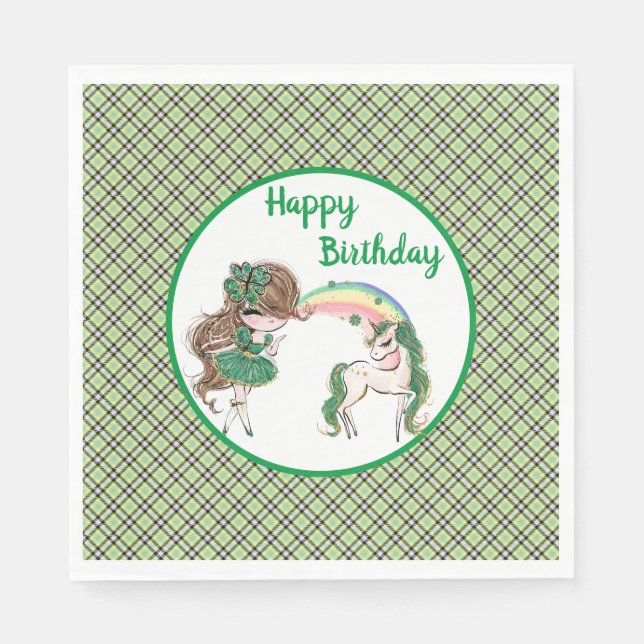 Servilleta De Papel An Irish Birthday (Anverso)