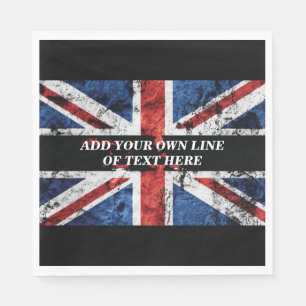 Servilleta De Papel Añadir el texto en el Cojín decorativo de la bande