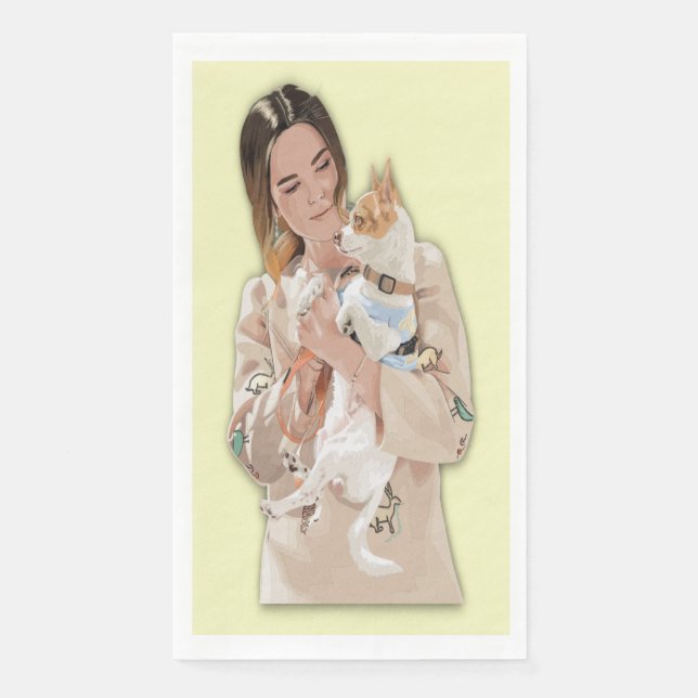 Servilleta De Papel Añadir imagen personalizada (Anverso)